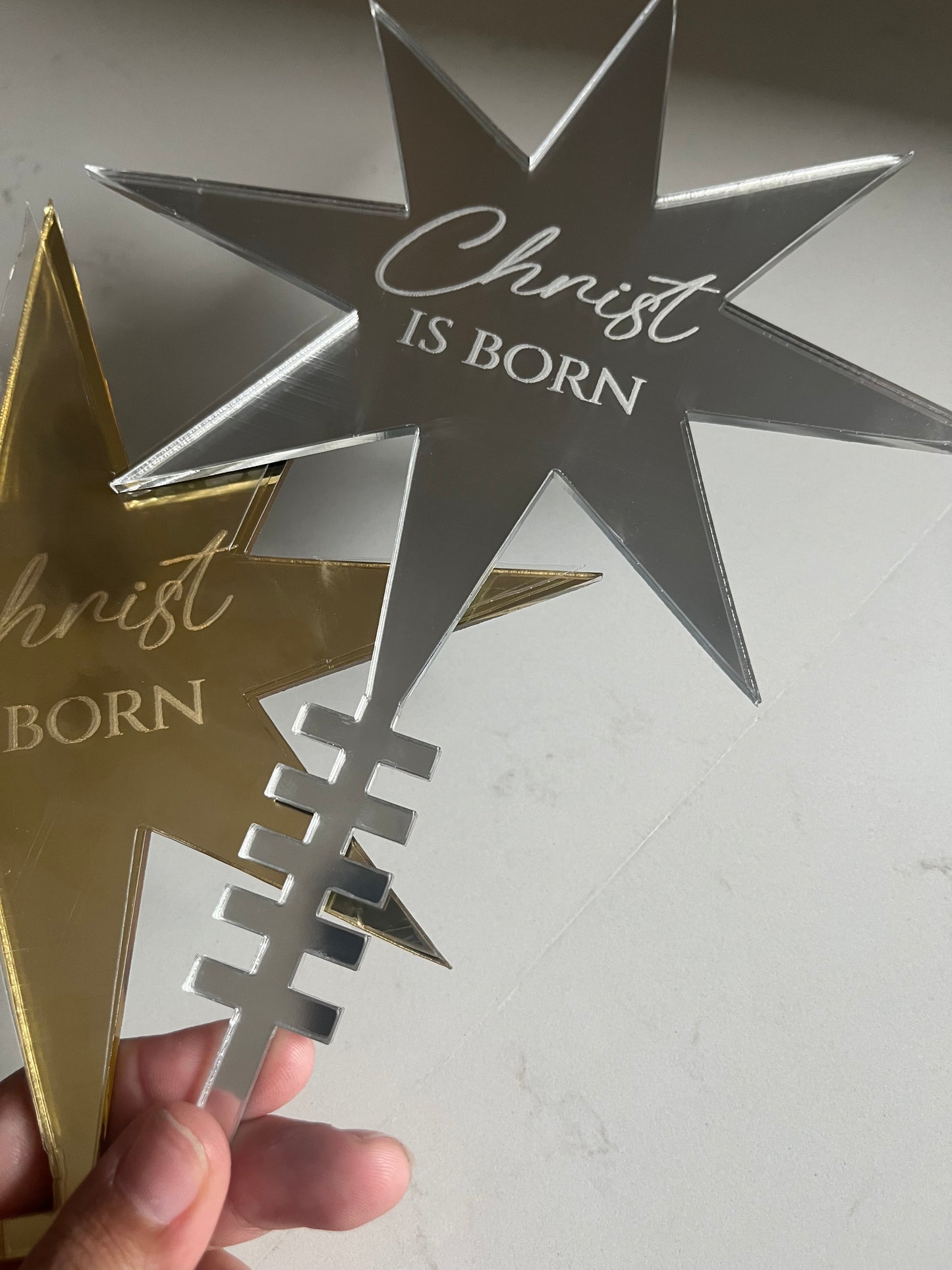 Star Tree Topper - Christ is Born