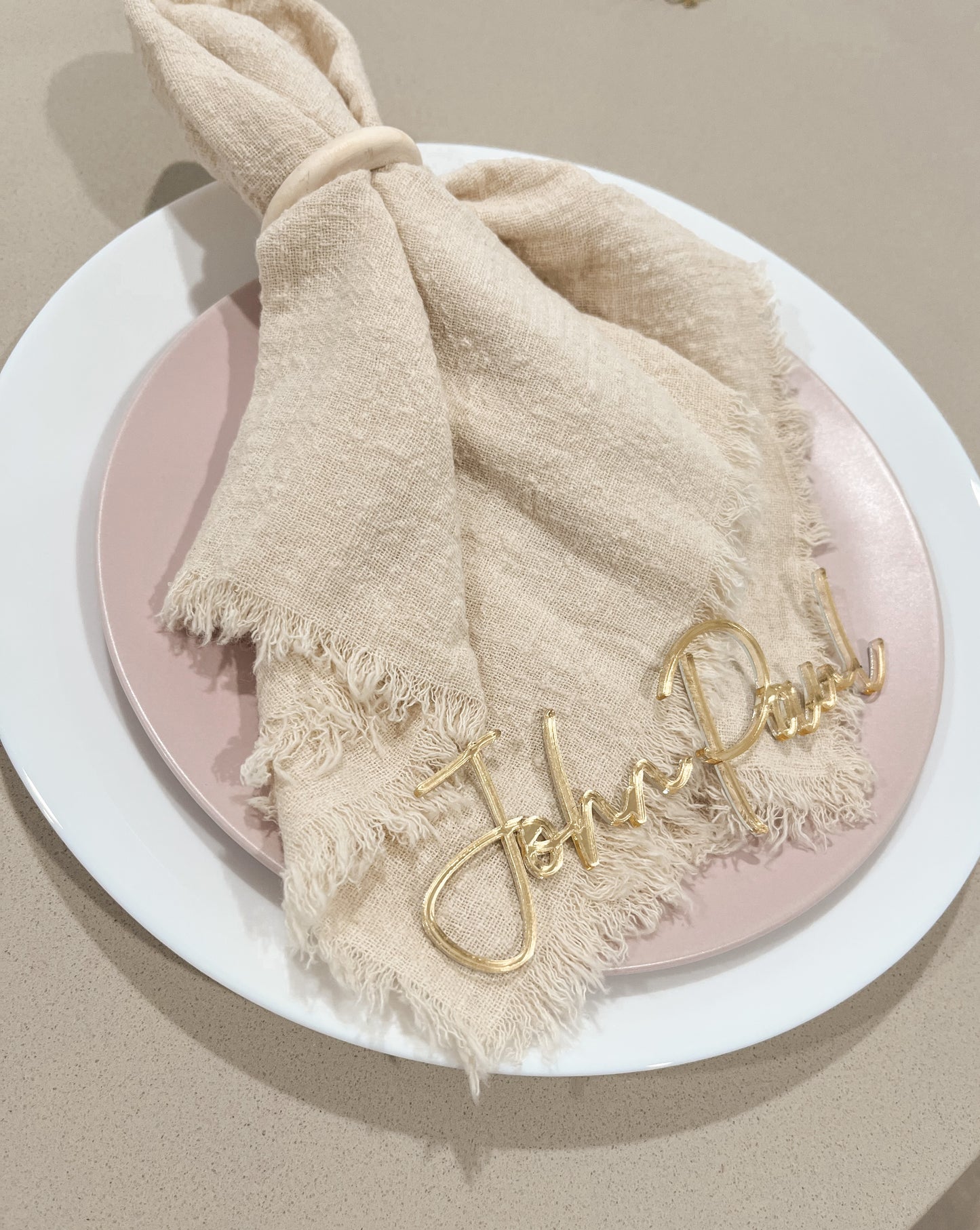 Laser Cut Names - Place card