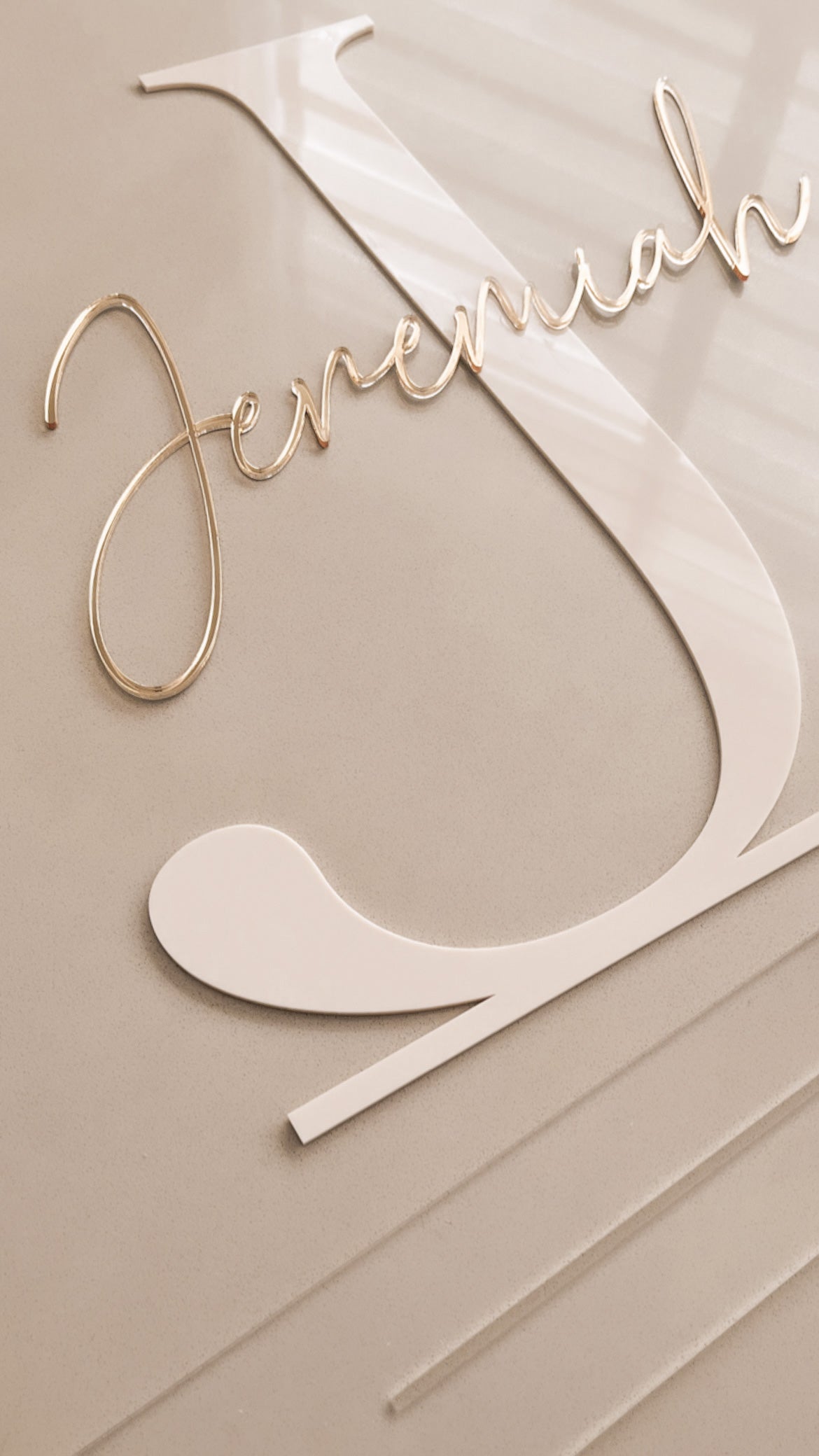 Acrylic Name Display Stands