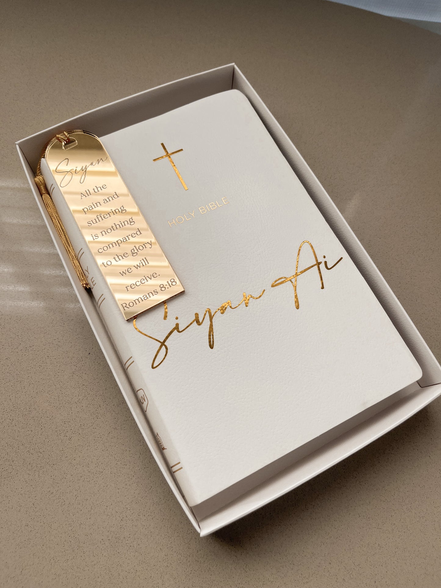 Personalised Bookmark