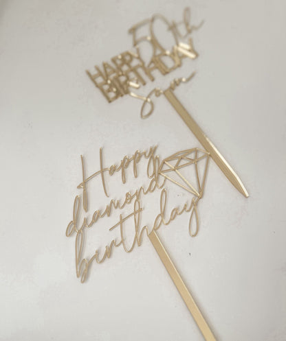 Custom 3 Lines topper