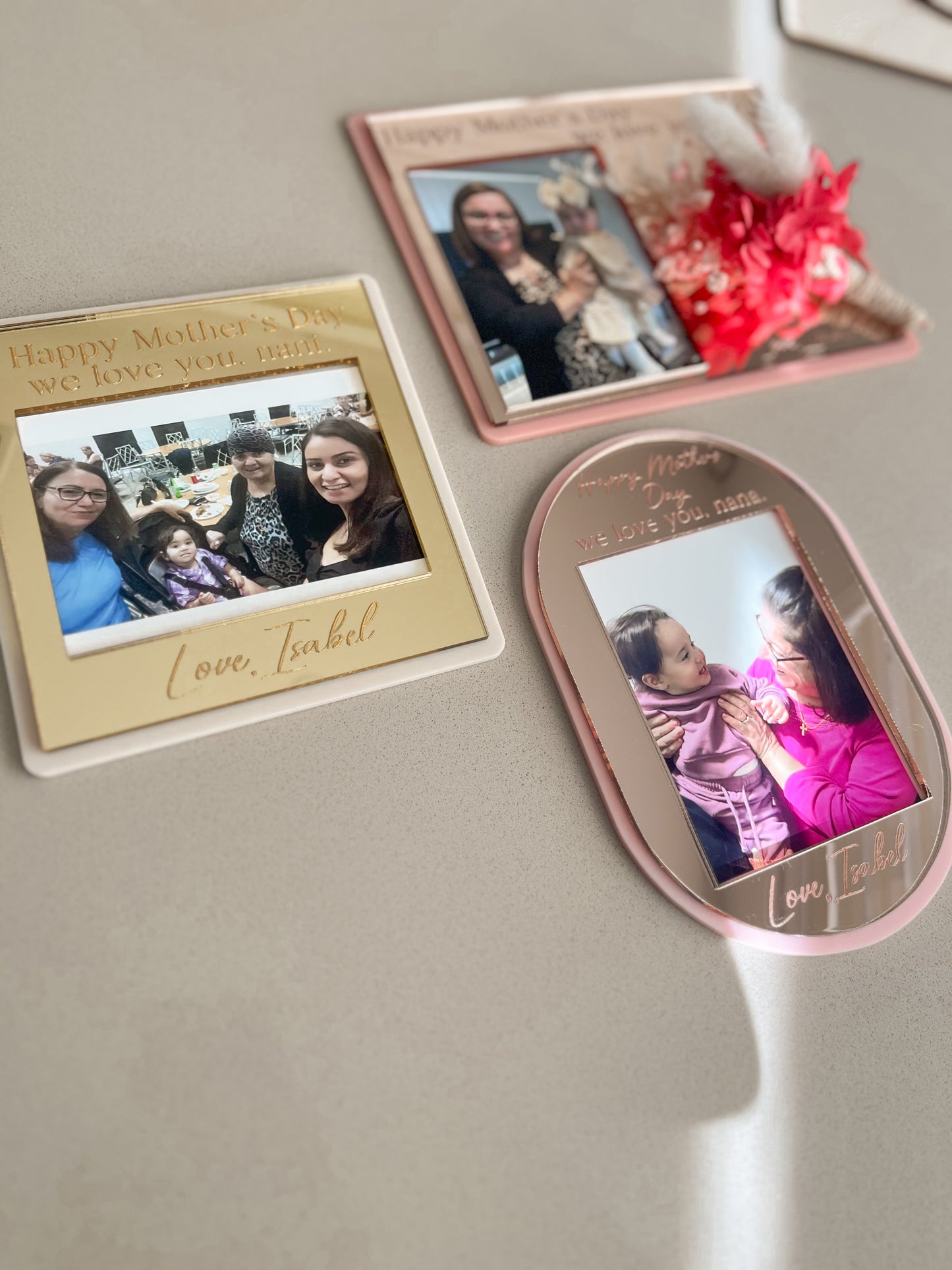 Acrylic Frame Mother’s Day Plaque