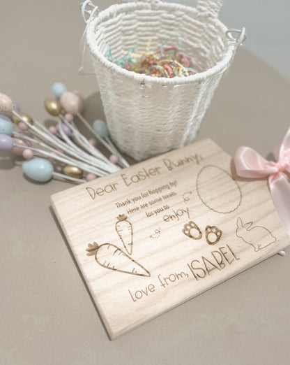Easter Bunny Snack Paddle Tray