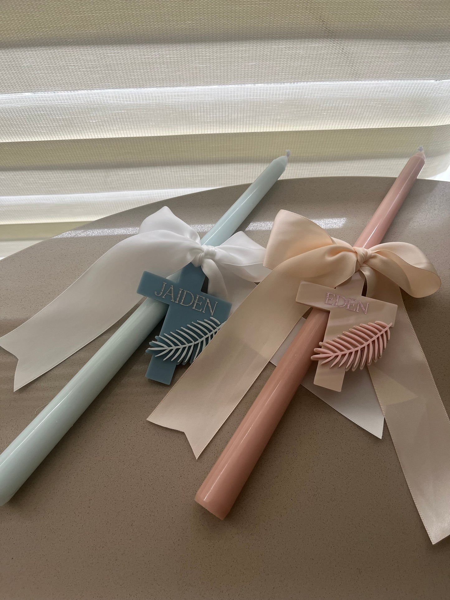 Palm Sunday Candle Style 2