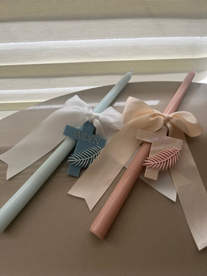 Palm Sunday Candle Style 2