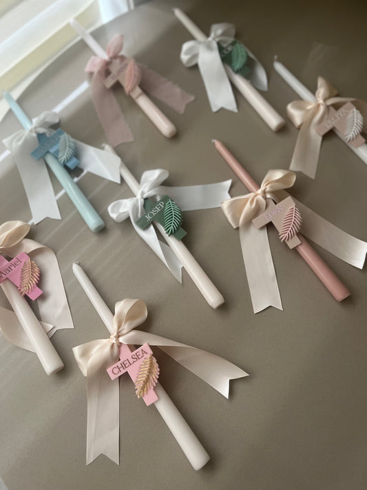 Palm Sunday Candle Style 2