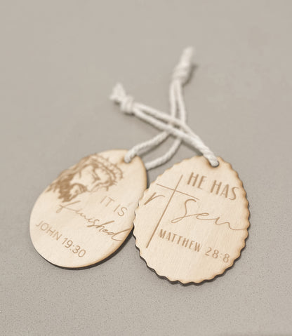 Religious Egg Ornaments