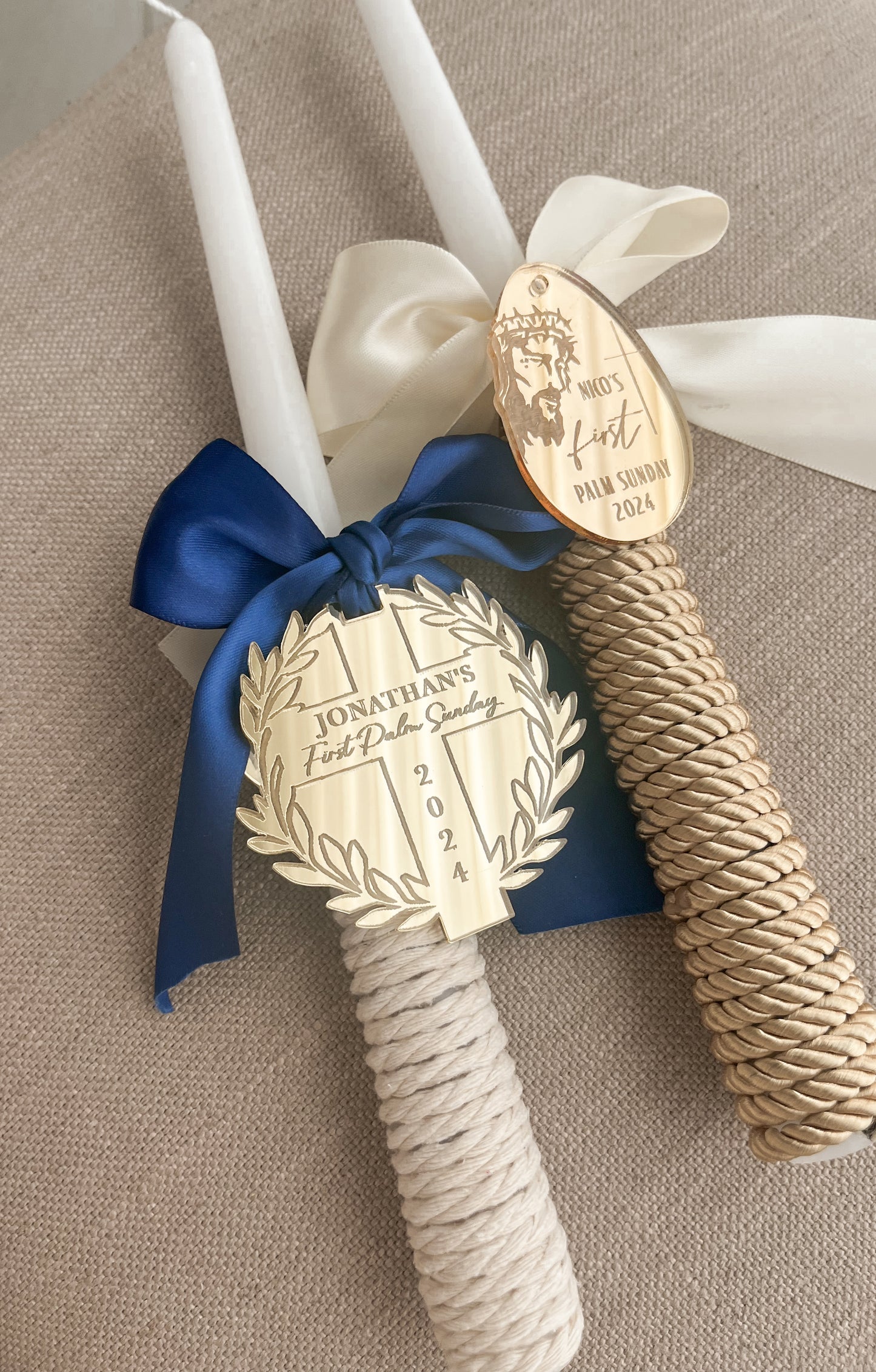 Palm Sunday Candle style 1