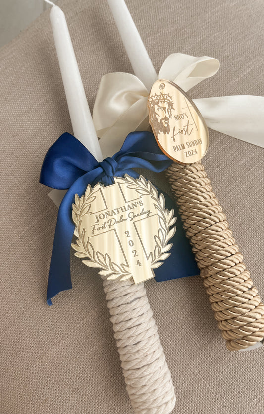 Palm Sunday Candle style 1