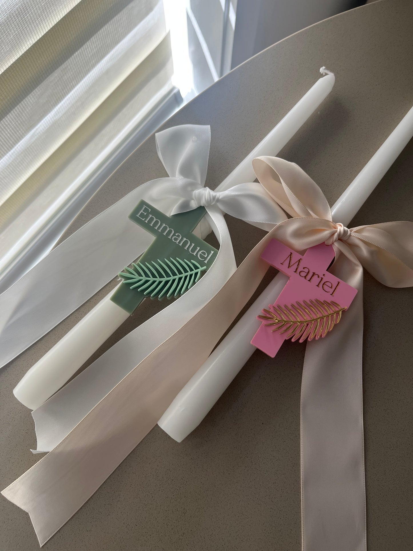 Palm Sunday Candle Style 2