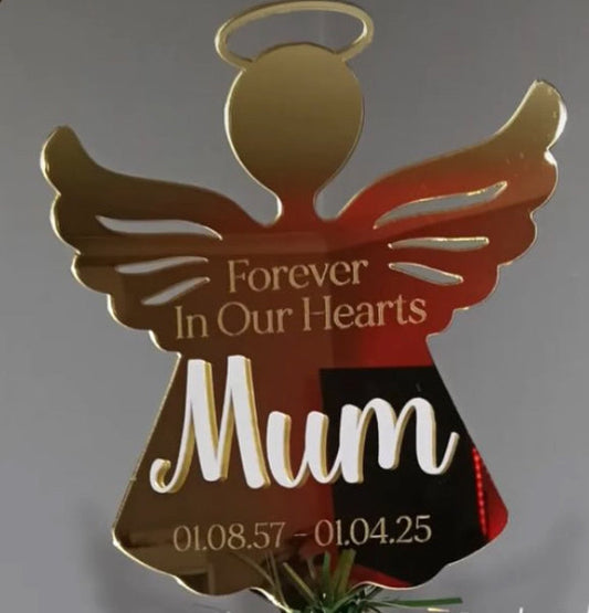Memorial Angel Tree Topper