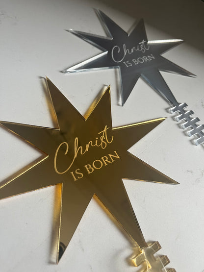 Star Tree Topper - Christ is Born