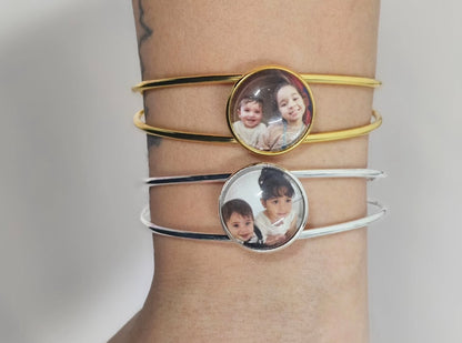 Adjustable Bangle - with photo