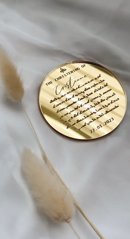Magnetic Plaque - Round